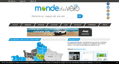 Desktop Screenshot of monde-du-velo.com