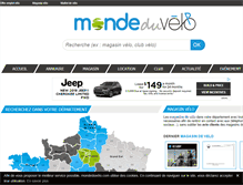 Tablet Screenshot of monde-du-velo.com